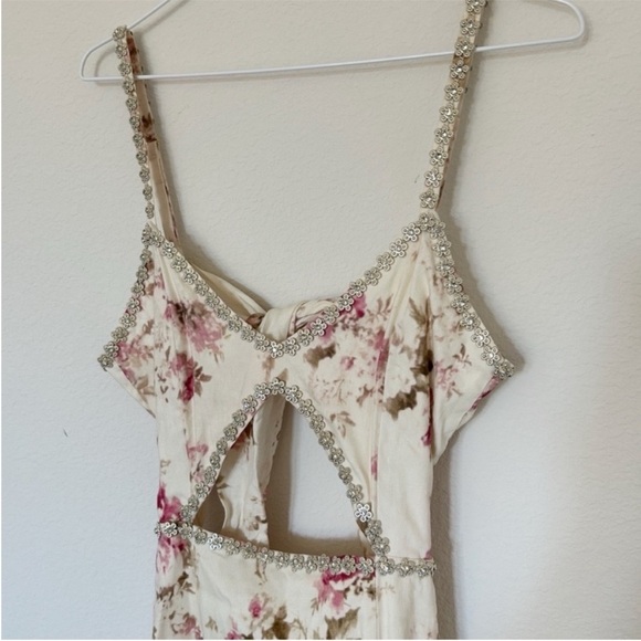 V. Chapman Luna Floral Midi Dress NWT - Picture 8 of 14